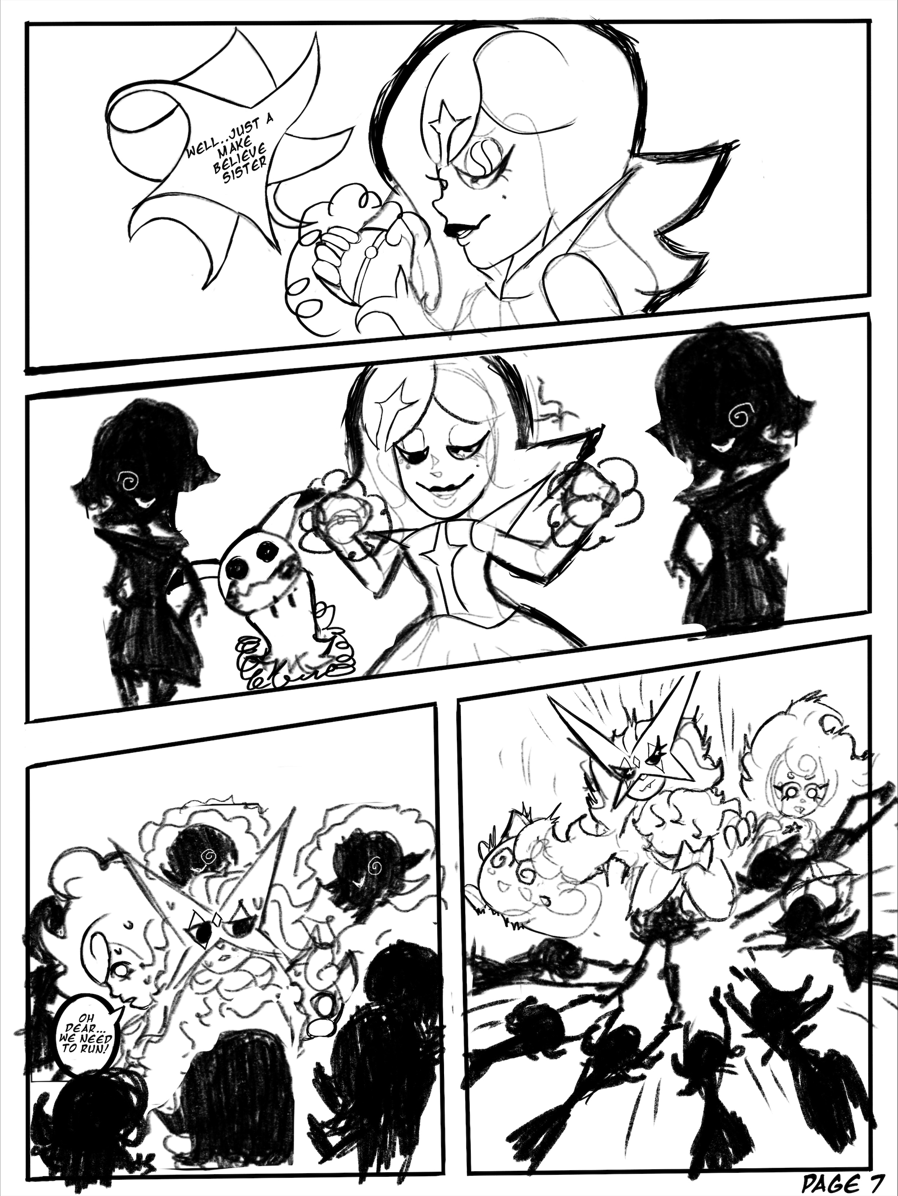 The seventh page of Stolen Bonds